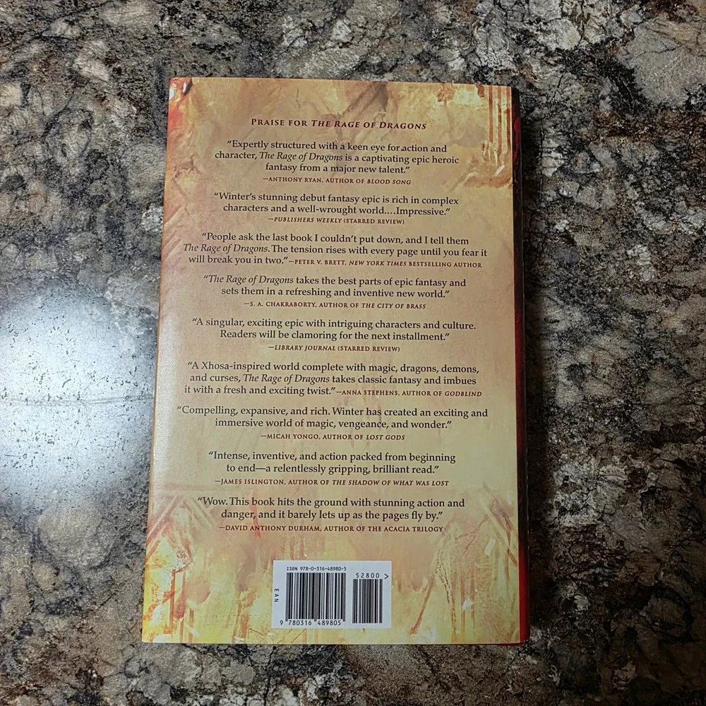 The Fires of Vengeance‎ Evan Winter The Burning Book 2 Hardcover Fantasy 2020